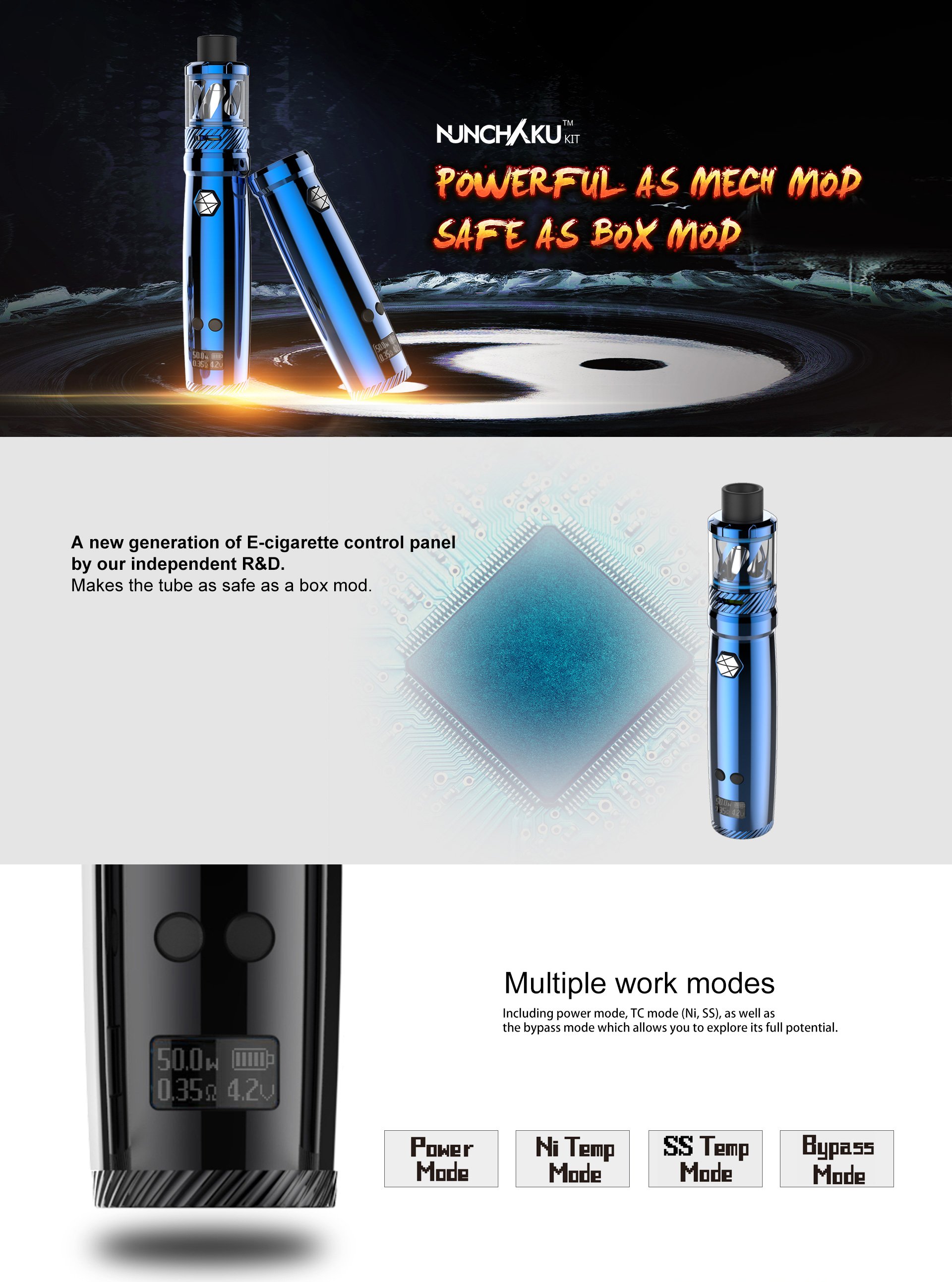 Uwell Nunchaku Mod 80w